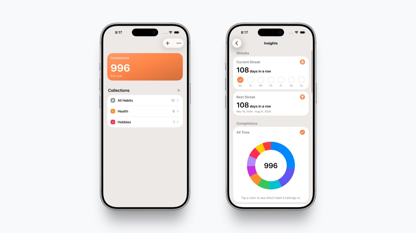 Overview and Insights screens